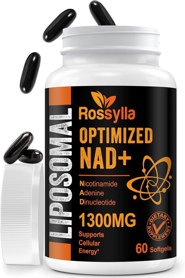 Rossylla NAD+ 1300 MG Supplement - NAD+ высокой абсорбации для поддержания энергии и когнитивных функций 11965