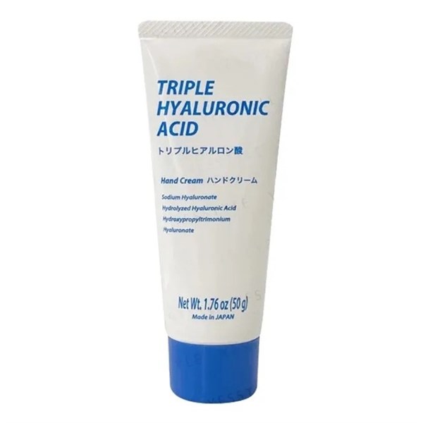 Крем для рук для интенсивного ухода с гиалуроновой кислотой Triple Hyaluronic Acid Hand Cream DAISO, 50 г 12182