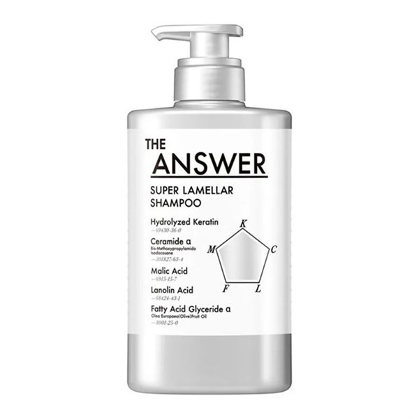 Восстанавливающий бессульфатный шампунь Kao THE ANSWER Super Lamellar Shampoo, 400 мл 12337