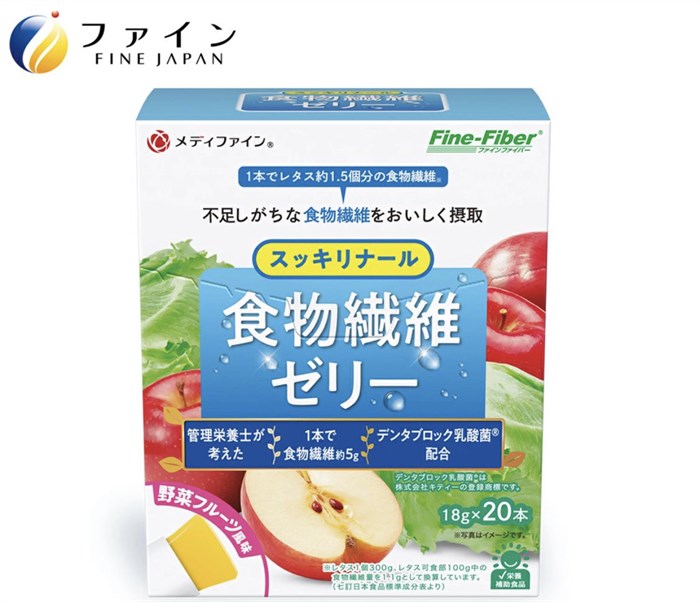 Витаминное желе с пищевыми волокнами и растительными экстрактами FINE JAPAN Jelly de Supplement Delicious 01033 - фото 922