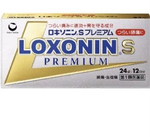 Жаропонижающее и обезболивающее средство, 24шт Loxonin S Premium 01144