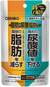 Orihiro Fat/Uric Acid Down Препарат для уменьшения уровня абдоминального жира и мочевой кислоты, на 1 месяц 11689