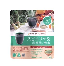 Аодзиру со спирулиной, лактобактериями и ферментами FINE JAPAN Spirulina & Lactic Acid Bacteria × Enzyme 12008