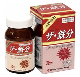 КОМПЛЕКС ДЛЯ ПОДНЯТИЯ ГЕМОГЛОБИНА ГЕМОВОЕ ЖЕЛЕЗО ЖИВОТНОГО ПРОИСХОЖДЕНИЯ MINAMI 240 ШТ. НА  60-120 ДНЕЙ. 12029