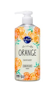 KAO Cucute Orange Средство для мытья посуды, овощей и фруктов, аромат апельсина, помпа, 480 мл 12069