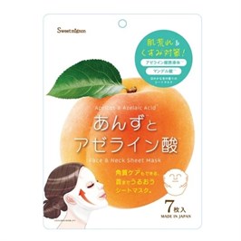 Тканевая маска для лица и шеи Sweet Mignon Apricot & Azelaic Acid, 7 шт 12132