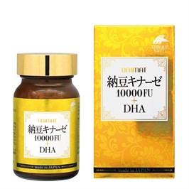 Наттокиназа премиум 10 000 FU + DHA Unimat Riken, 60 капсул 12172