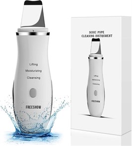 Ультразвуковой скрабер для лица, для глубокого очищения кожи и домашнего ухода FREESHOW 12195