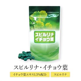 Спирулина с гинкго билоба для мозговой активности и сердечно-сосудистой системы Algae Spirulina Ginkgo Biloba, 1200 таблеток 12206