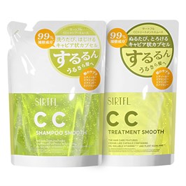 Шампунь и кондиционер для разглаживания волос SIRTFL CC Smooth с ароматом груши и фрезии (сменный блок), 320 мл, 12211