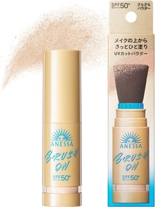 Матирующая солнцезащитная пудра с кистью Shiseido Anessa Perfect UV Brush-On Powder SPF50+ PA++++ 12223