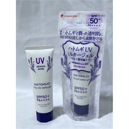 Солнцезащитный крем-гель Cosparade Hatomugi The UV Milky Gel с высокой степенью защиты SPF50+ PA++++ 12341