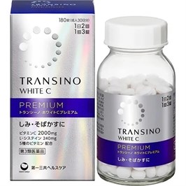 Комплекс от пигментации с витамином С и цистеином TRANSINO WHITE C Premium, 180 шт 12344