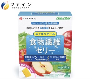 Витаминное желе с пищевыми волокнами и растительными экстрактами FINE JAPAN Jelly de Supplement Delicious 01033