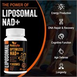 Rossylla NAD+ 1300 MG Supplement - NAD+ высокой абсорбации для поддержания энергии и когнитивных функций 11965