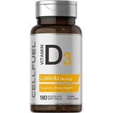 Витамин D3 2000 МЕ Cellfuel, 180 мини-капсул 12000