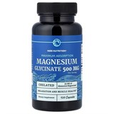 Магний глицинат, 500 мг, Высокая абсорбция, Nobi Nutrition 12107