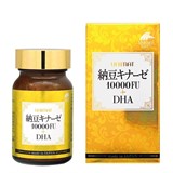 Наттокиназа премиум 10 000 FU + DHA Unimat Riken, 60 капсул 12172